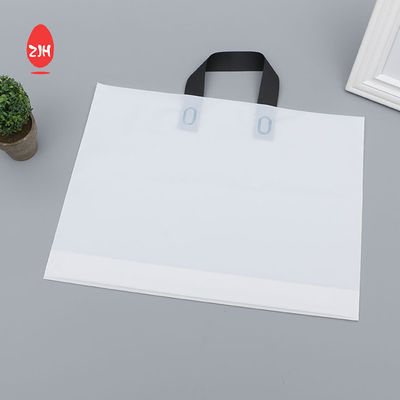 Bolsas de embalaje de regalo de embalaje de ropa de HDPE Bolsa de asas de plástico de compras