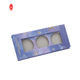 Embalaje de paleta de sombra de ojos de cartón de caja de papel cosmético de maquillaje de barniz