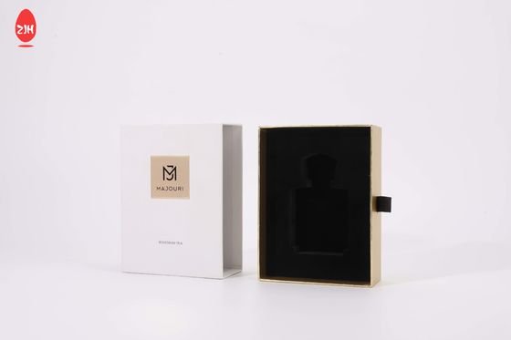 Caja de empaquetado de la cartulina del regalo rígido del papel, Logo Small Slide Drawer Box de encargo