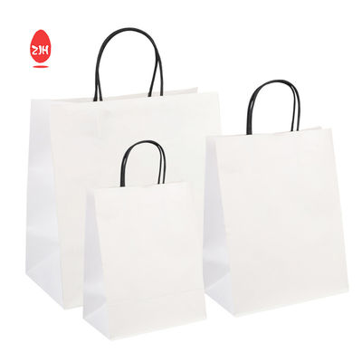 el embalaje del regalo de 3x8.5 pulgadas empaqueta la bolsa de papel de Kraft del embalaje de la ropa del SGS con la manija