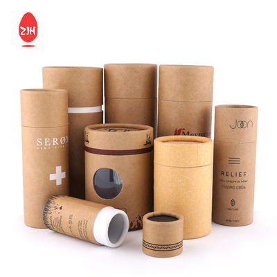 Tubos biodegradables del lápiz labial de la cartulina de la caja del tubo del cilindro del desodorante de CMYK