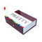 Caja de regalo magnética de varios colores con cinta