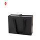 Caja de empaquetado rígida del perfume del papel con la caja de regalo del negro del cajón de desplazamiento de la cinta FSC