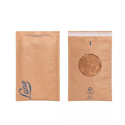 Sobres para envío de bolsas biodegradables SGS Kraft con relleno de papel Kraft