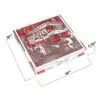 caja de almacenamiento de pizza de impresión offset 4c cajas de embalaje boxese de embalaje reutilizables de 33 * 33 cm