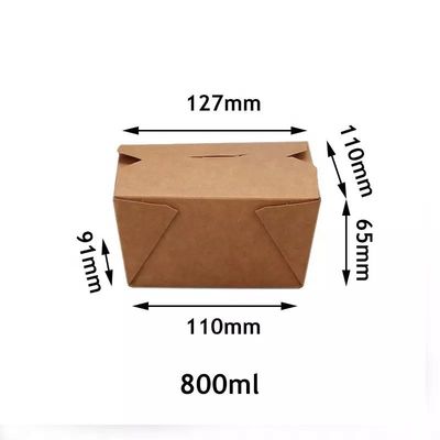 envases disponibles del acondicionamiento de los alimentos del 12.7cm que graban en relieve la caja de empaquetado de los alimentos de preparación rápida