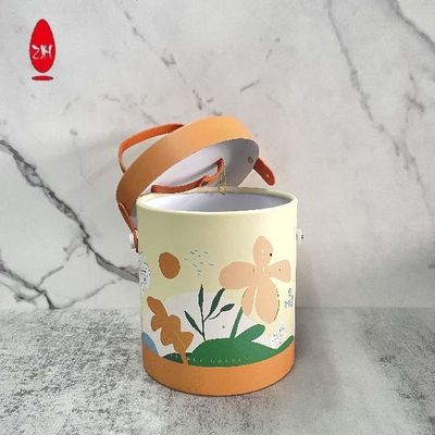 Empaquetado negro blanco de la botella de la caja del tubo del cilindro de la cartulina 350gsm