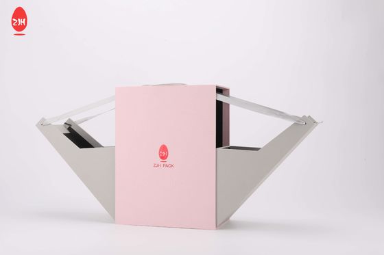 Cuadrado rígido de lujo del terciopelo de la caja de regalo del favor que se casa alrededor de la forma del bolso