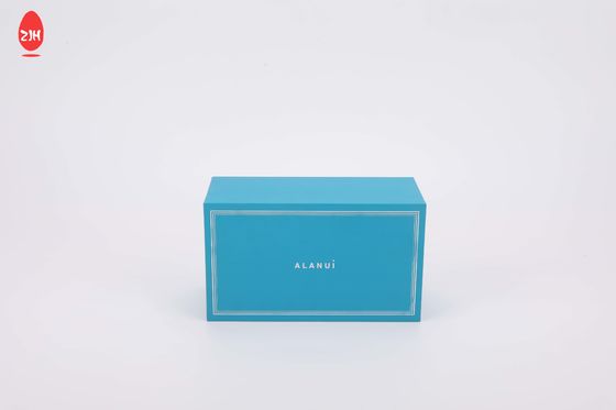 Fragancia azul del aceite esencial de Matt Perfume Packaging Box Gift de la base de la tapa con la bandeja