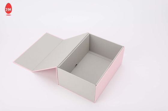 La ropa del cartón calza las cajas de empaquetado, cinta rosada de Matte Magnetic Gift Box With