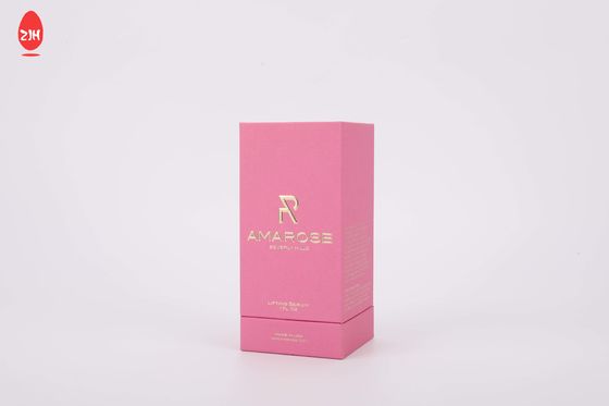 Logotipo de encargo de papel duro de empaquetado cosmético de la caja de la botella de perfume del regalo