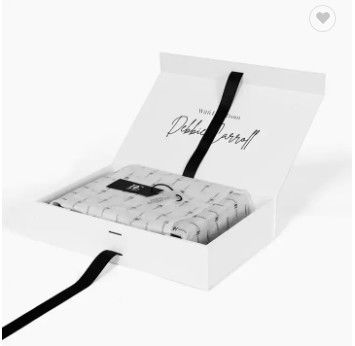 Cajas de empaquetado plegables de encargo de Logo Recycle White Box Cardboard con la cinta