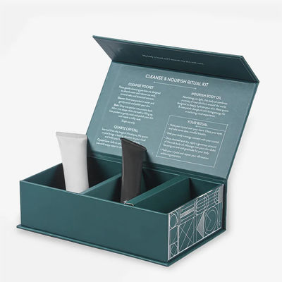 Cajas rígidas magnéticas de Logo Closure Gift Boxes Matt de la cartulina de encargo del negro reciclables