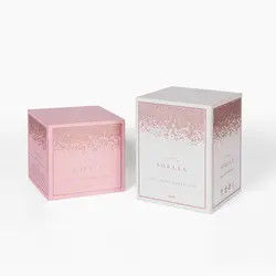 Cartulina Matte Cosmetic Boxes Open Door blanco Logo For Cosmetics de encargo