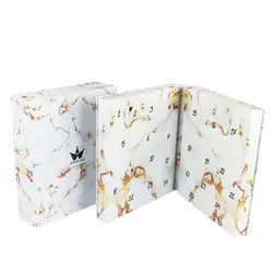 Imán/botón/cierre de lazo modificados para requisitos particulares caja de Paper Gift Packaging del novio de la novia
